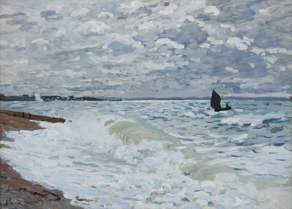 Sea at Sainte-Adresse Claude Monet